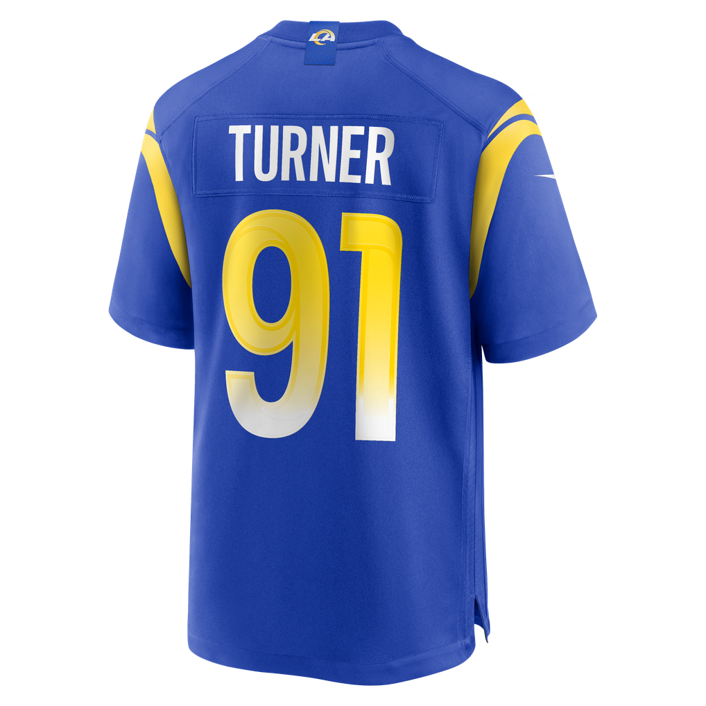Men's Los Angeles Rams Kobie Turner Royal Home Game Jersey