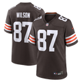 Men's Cleveland Browns Kole Wilson Brown Team Game Jersey