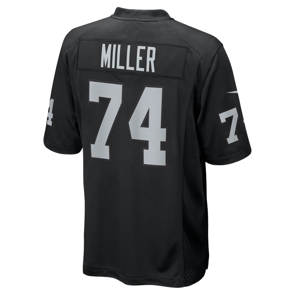 Men's Las Vegas Raiders Kolton Miller Black Game Jersey