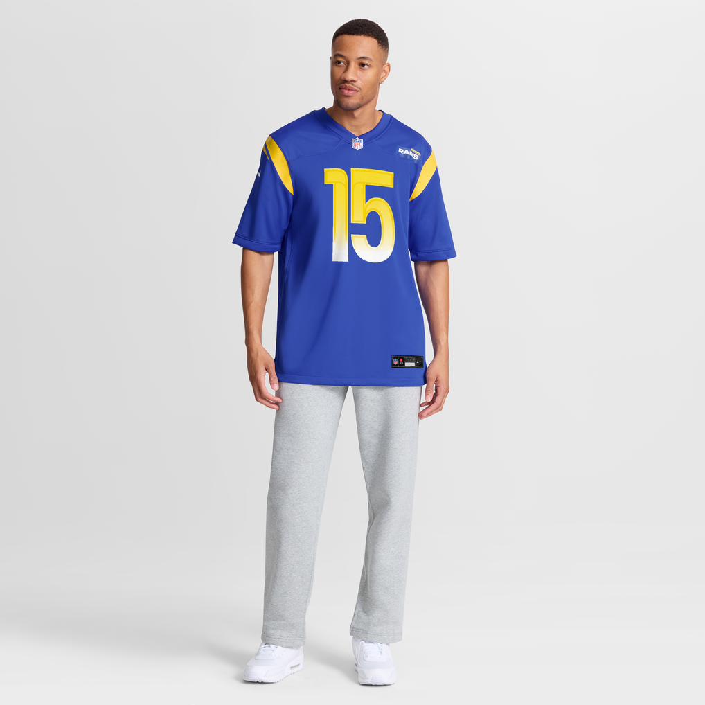 Men's Los Angeles Rams Konata Mumpfield Royal Team Game Jersey