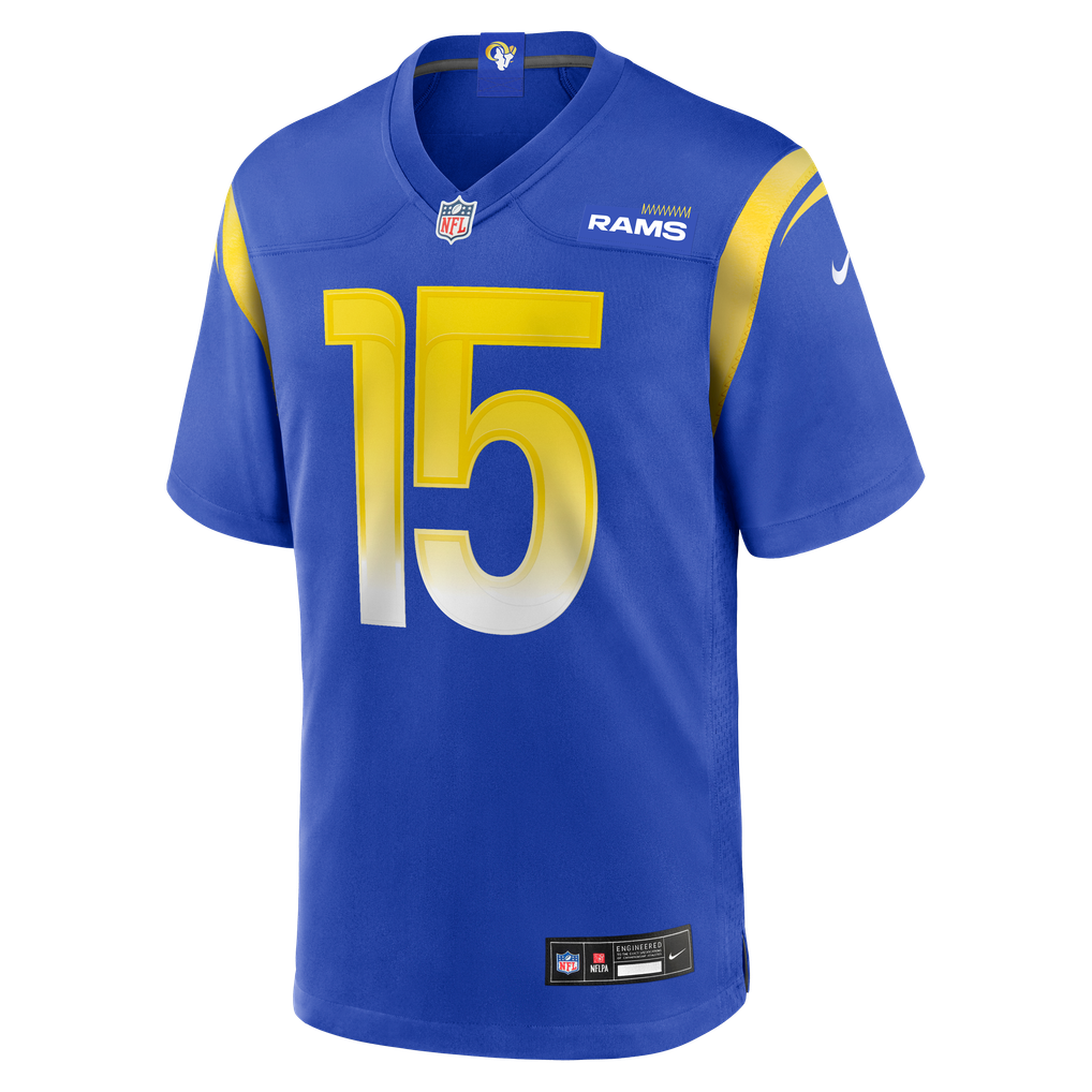 Men's Los Angeles Rams Konata Mumpfield Royal Team Game Jersey