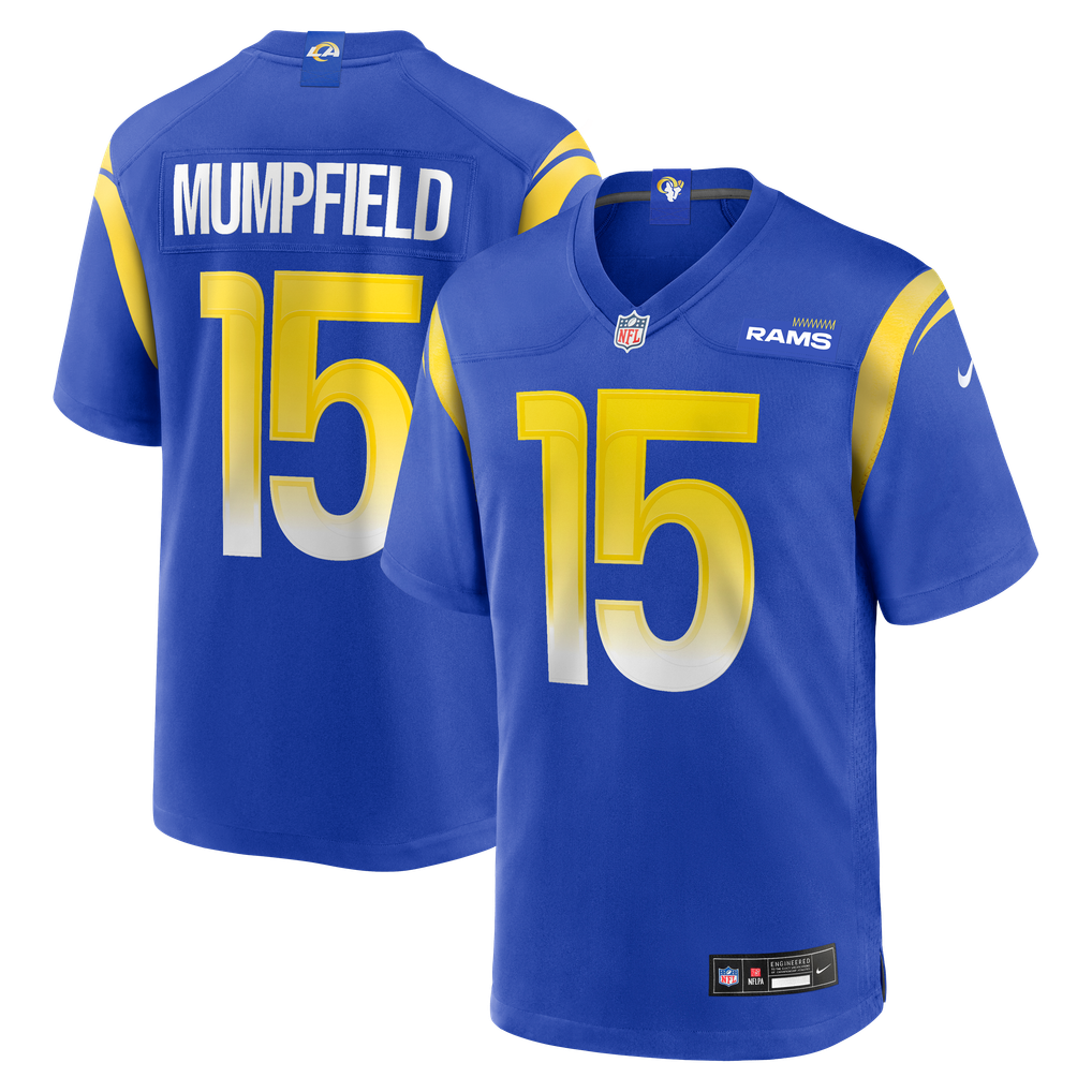 Men's Los Angeles Rams Konata Mumpfield Royal Team Game Jersey