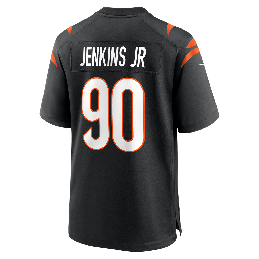 Men's Cincinnati Bengals Kris Jenkins Jr. Black Game Jersey