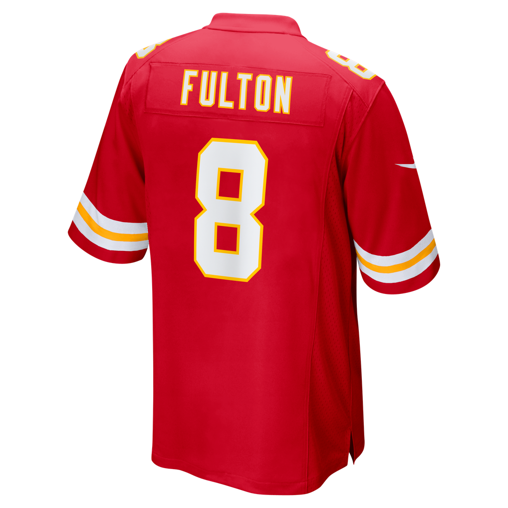 Men's Kansas City Chiefs Kristian Fulton Red Team Game Jersey