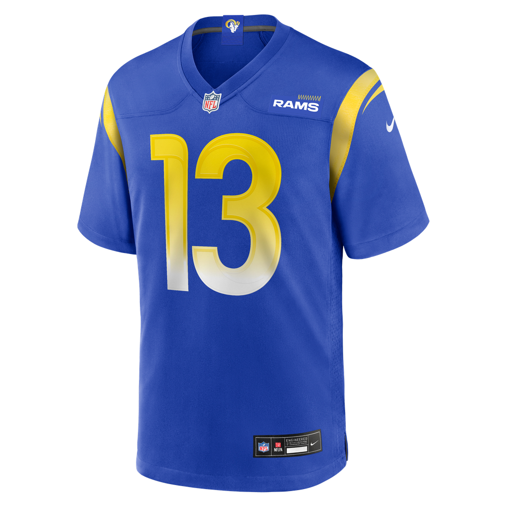Men's Los Angeles Rams Kurt Warner Royal Game Retired Player Jersey