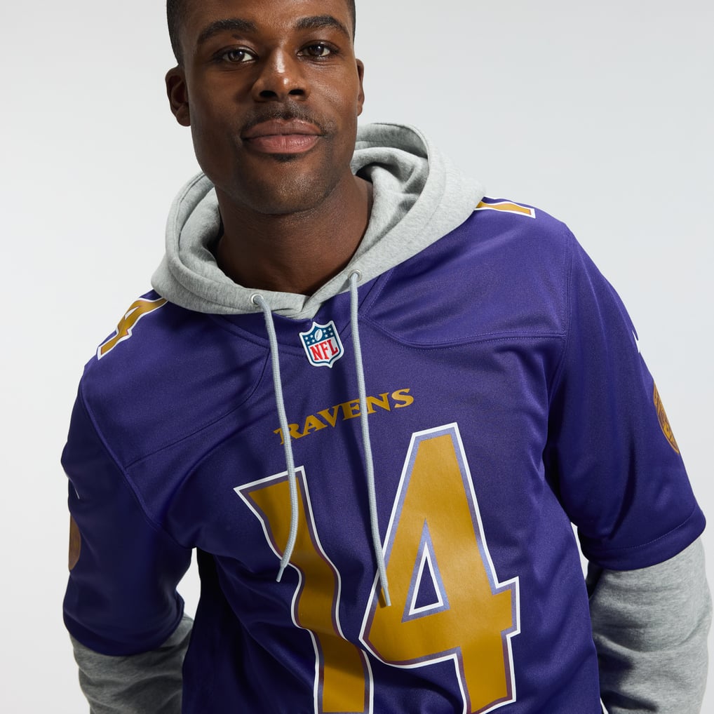 Men's Baltimore Ravens Kyle Hamilton Purple Alternate Game Jersey