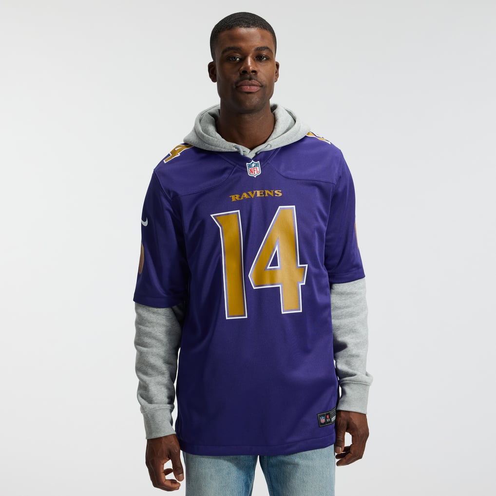 Men's Baltimore Ravens Kyle Hamilton Purple Alternate Game Jersey