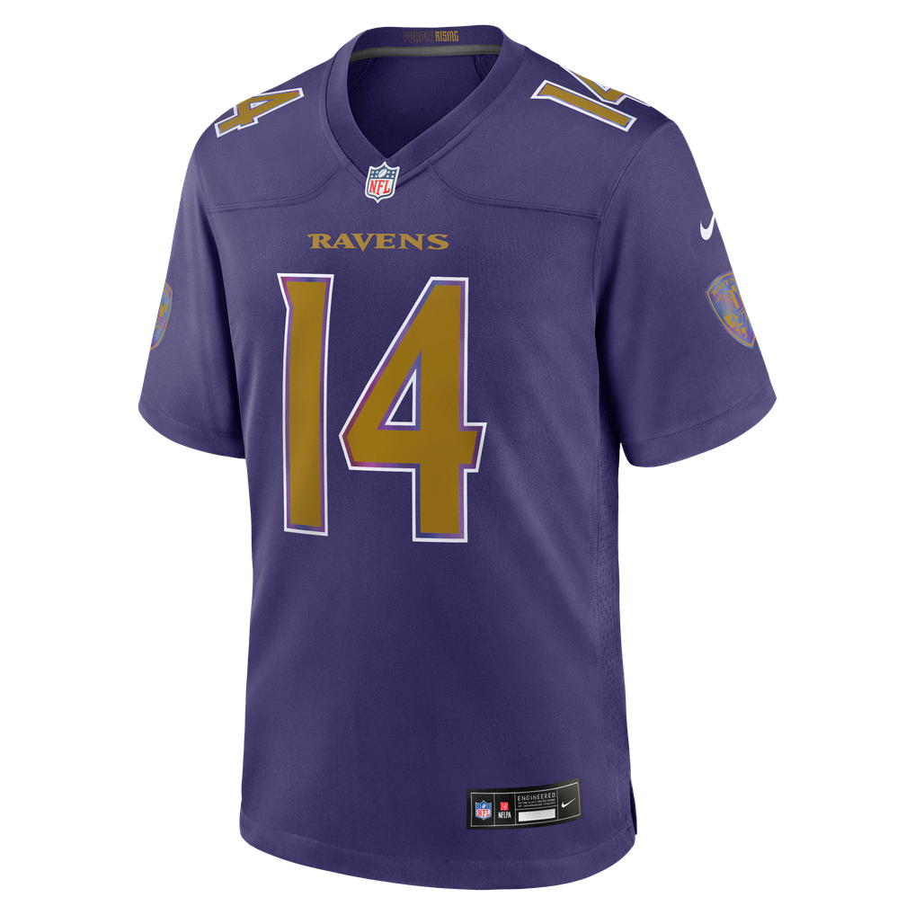 Men's Baltimore Ravens Kyle Hamilton Purple Alternate Game Jersey