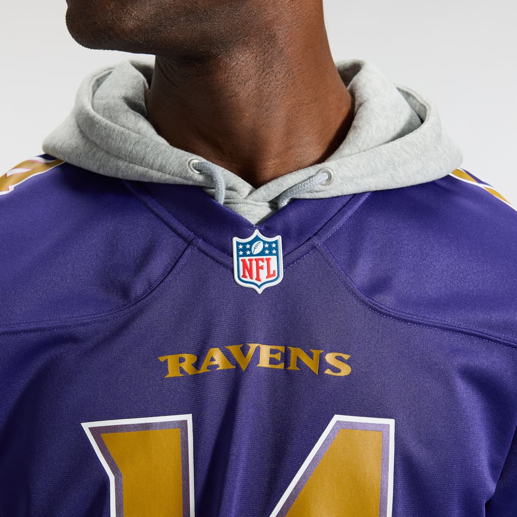 Men's Baltimore Ravens Kyle Hamilton Purple Alternate Game Jersey