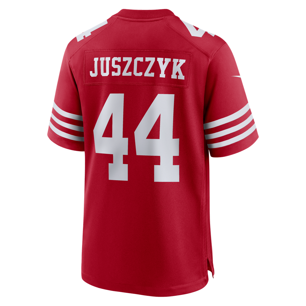 Men's San Francisco 49ers Kyle Juszczyk Scarlet 80th Anniversary Game Jersey