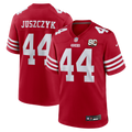 Men's San Francisco 49ers Kyle Juszczyk Scarlet 80th Anniversary Game Jersey