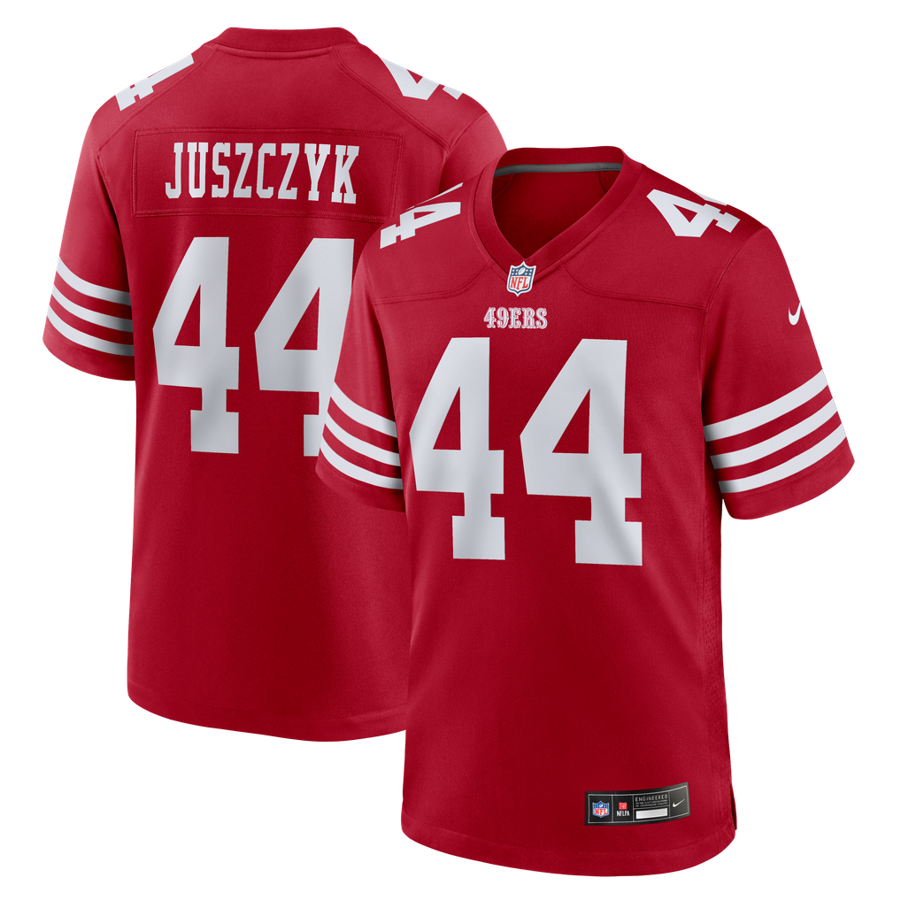 Men's San Francisco 49ers Kyle Juszczyk Scarlet Player Game Jersey