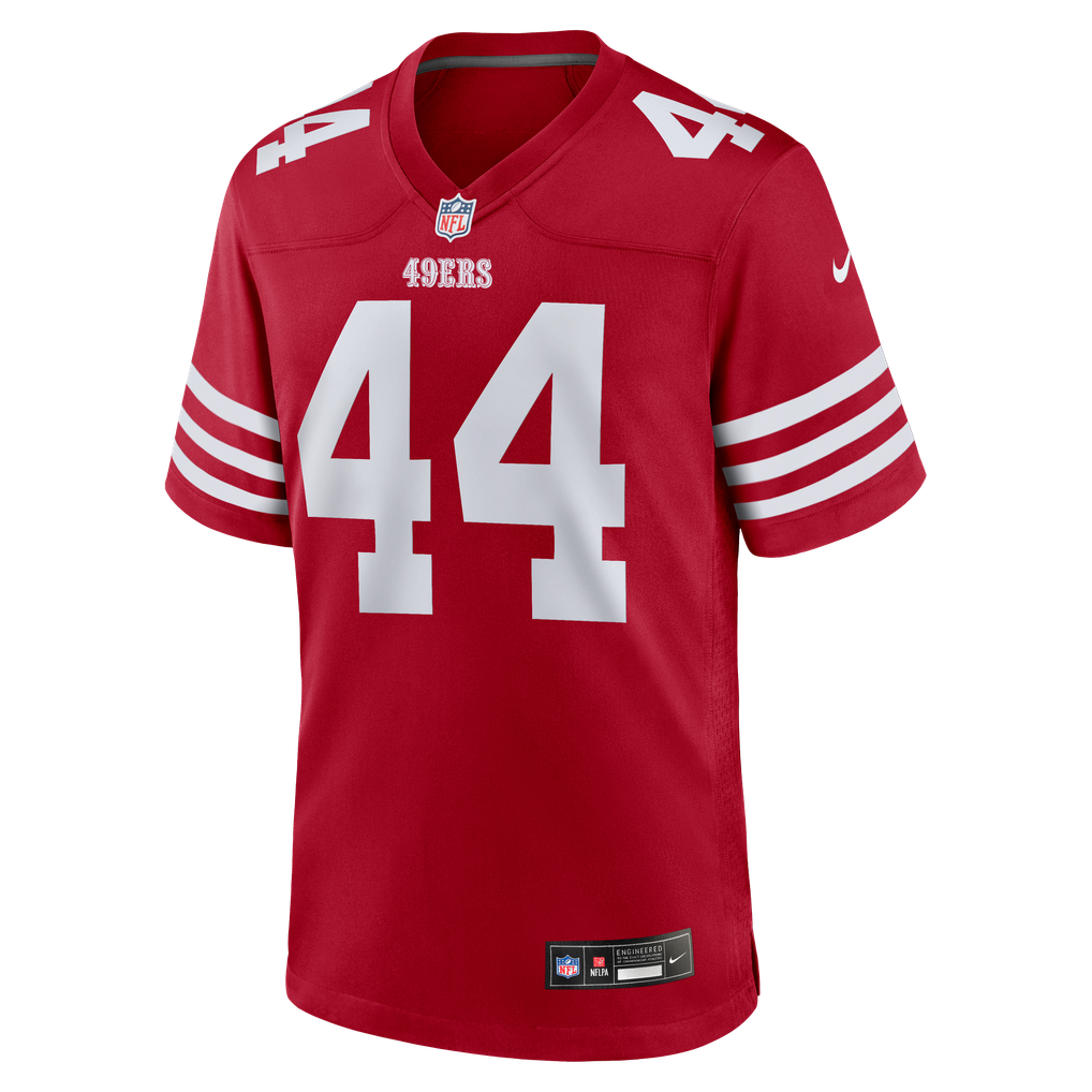 Men's San Francisco 49ers Kyle Juszczyk Scarlet Player Game Jersey