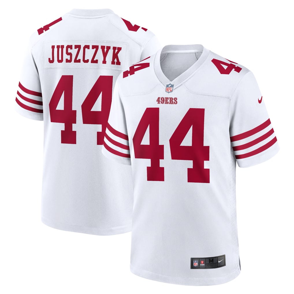 Men's San Francisco 49ers Kyle Juszczyk White Player Game Jersey
