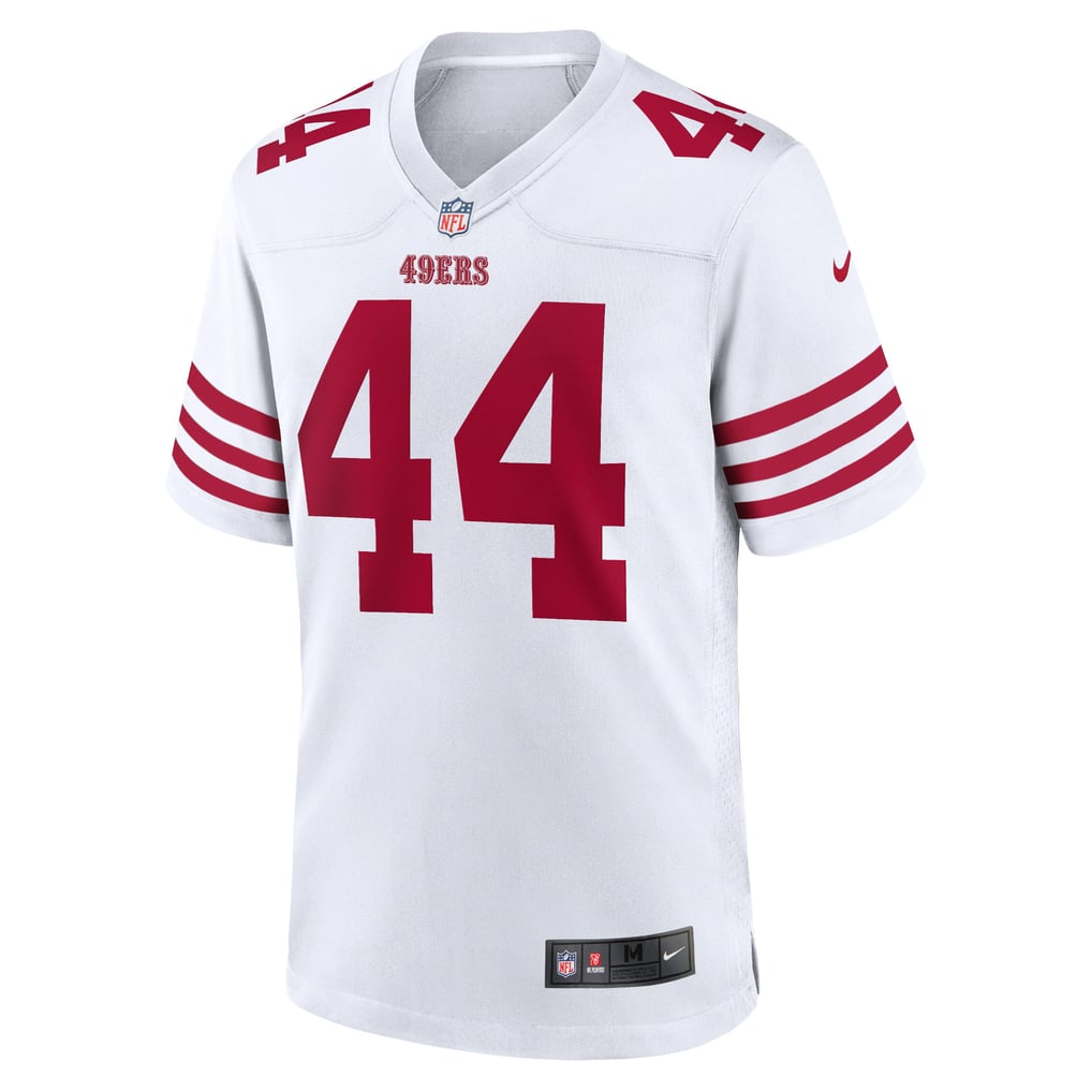 Men's San Francisco 49ers Kyle Juszczyk White Player Game Jersey