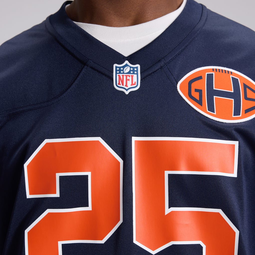Men's Chicago Bears Kyle Monangai Navy 2026 Rivalries Collection Game Jersey
