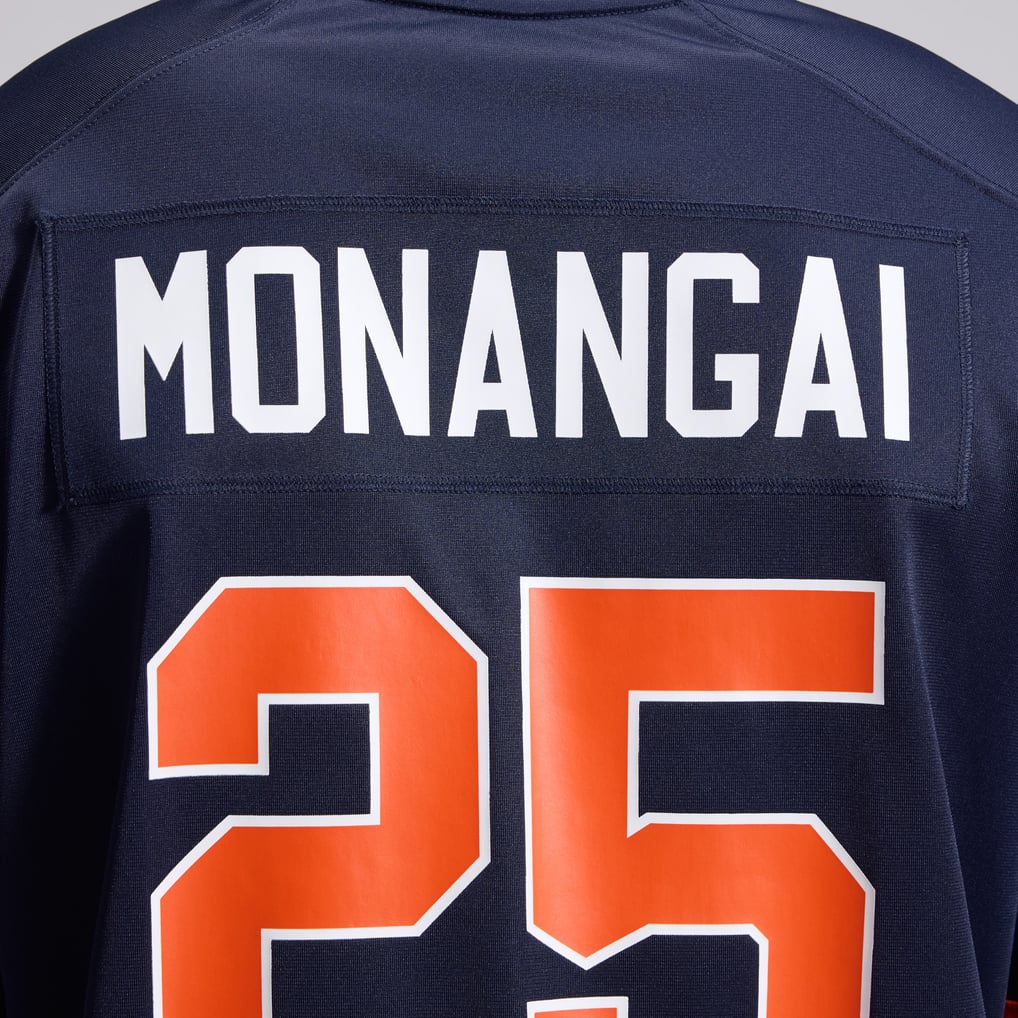 Men's Chicago Bears Kyle Monangai Navy 2026 Rivalries Collection Game Jersey
