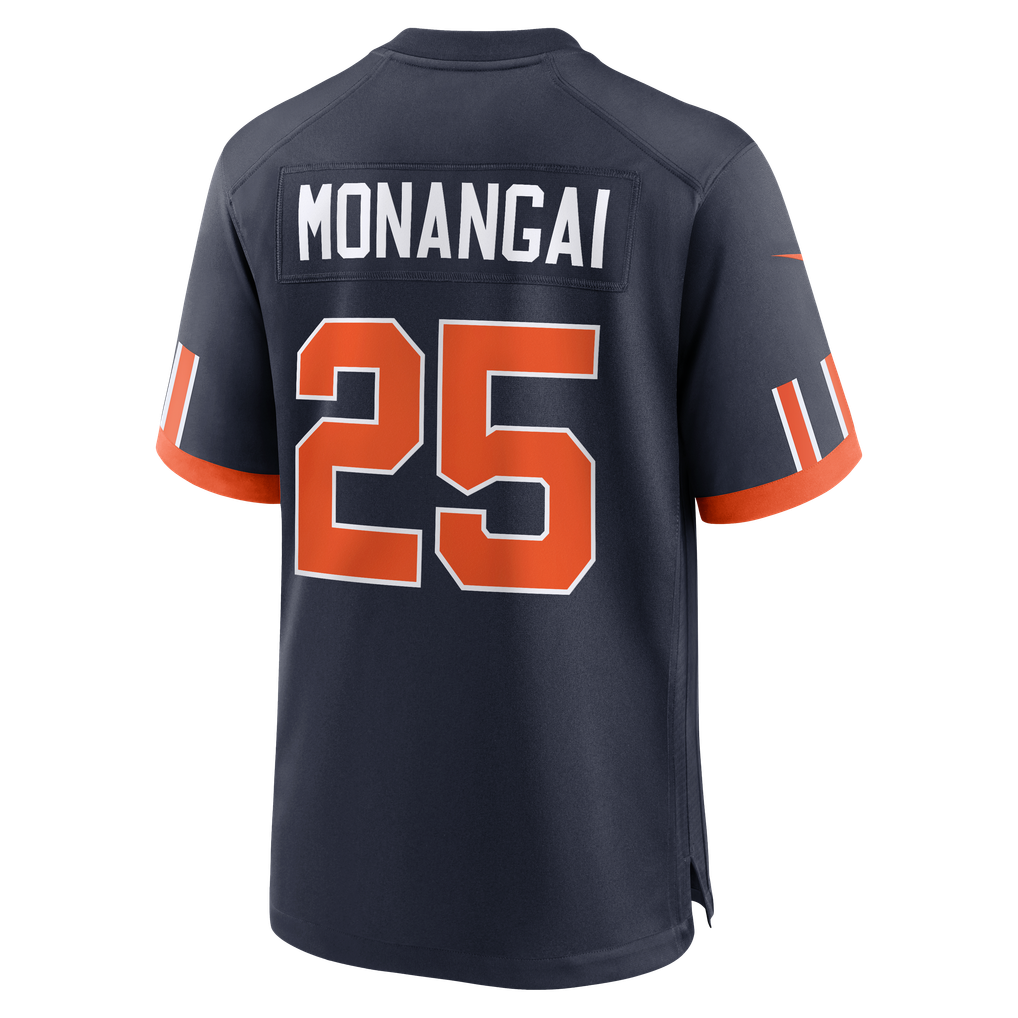 Men's Chicago Bears Kyle Monangai Navy 2026 Rivalries Collection Game Jersey