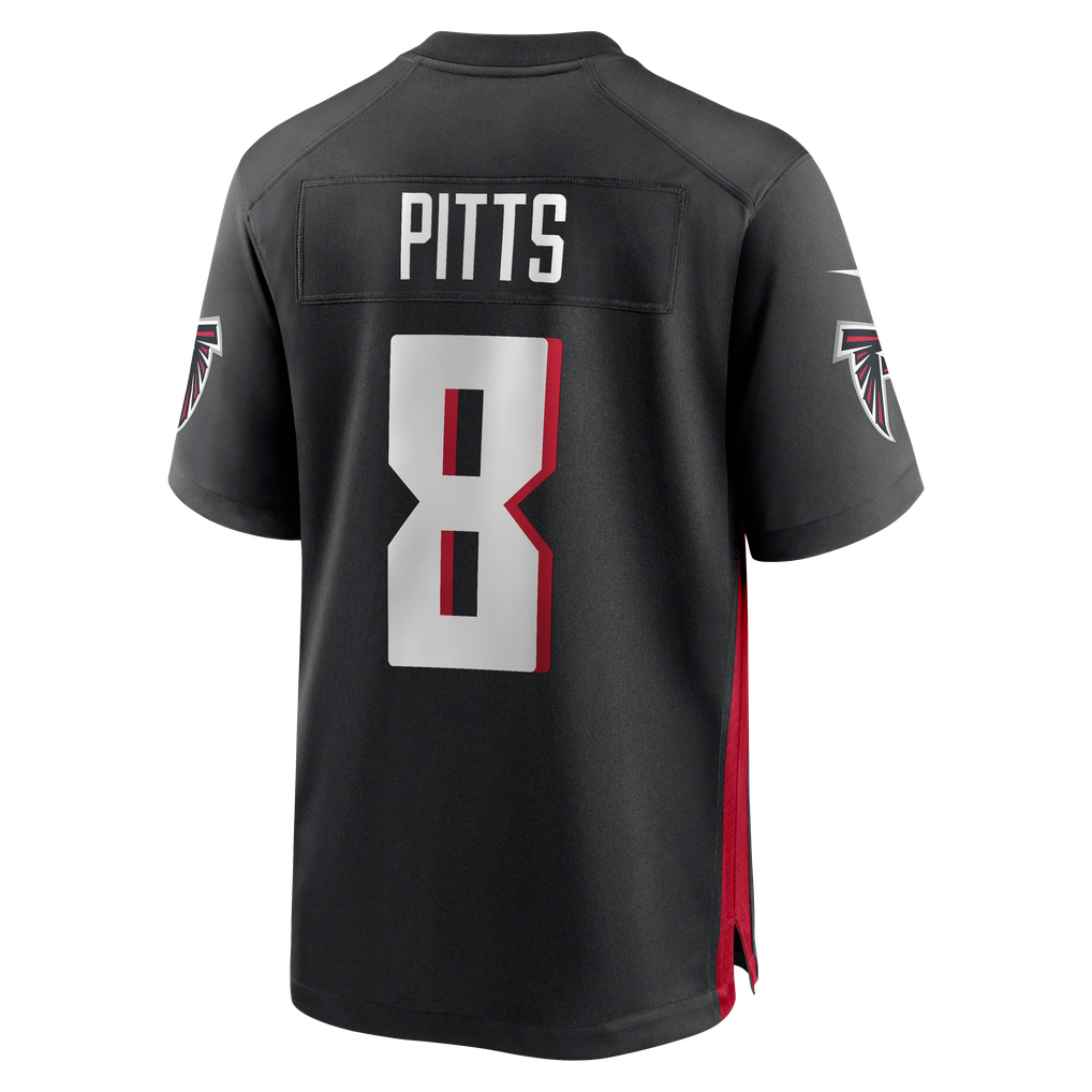 Men's Atlanta Falcons Kyle Pitts Black Game Jersey