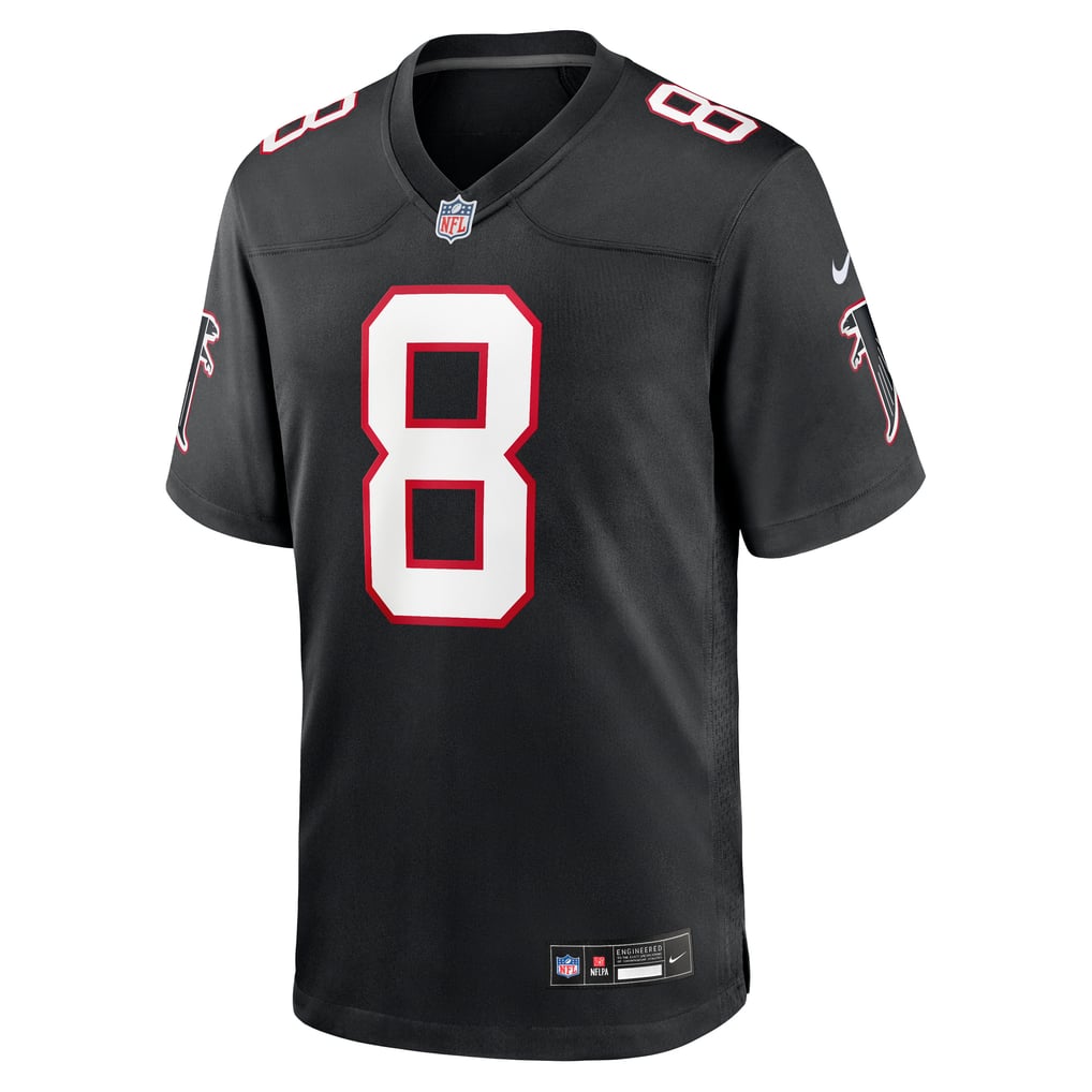 Men's Atlanta Falcons Kyle Pitts Sr. Black Alternate Game Jersey