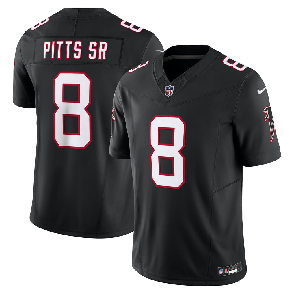 Men's Atlanta Falcons Kyle Pitts Sr. Black Vapor F.U.S.E. Limited Jersey