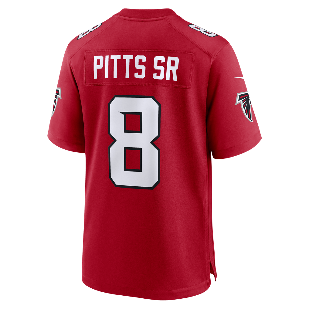 Men's Atlanta Falcons Kyle Pitts Sr. Red Game Jersey