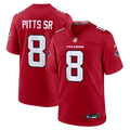 Men's Atlanta Falcons Kyle Pitts Sr. Red Game Jersey