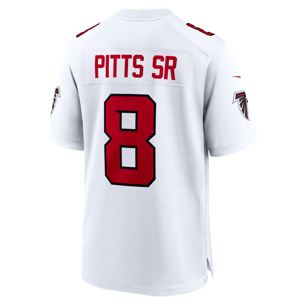 Men's Atlanta Falcons Kyle Pitts Sr. White Game Jersey