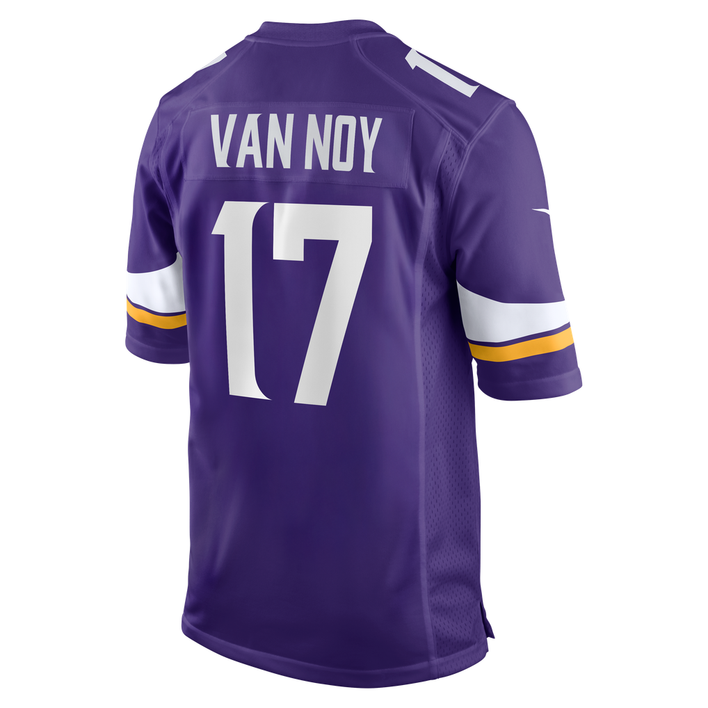 Men's Minnesota Vikings Kyle Van Noy Purple Team Game Jersey