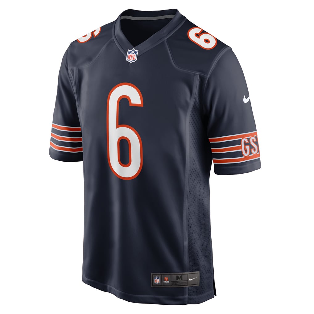 Men's Chicago Bears Kyler Gordon Navy Game Player Jersey