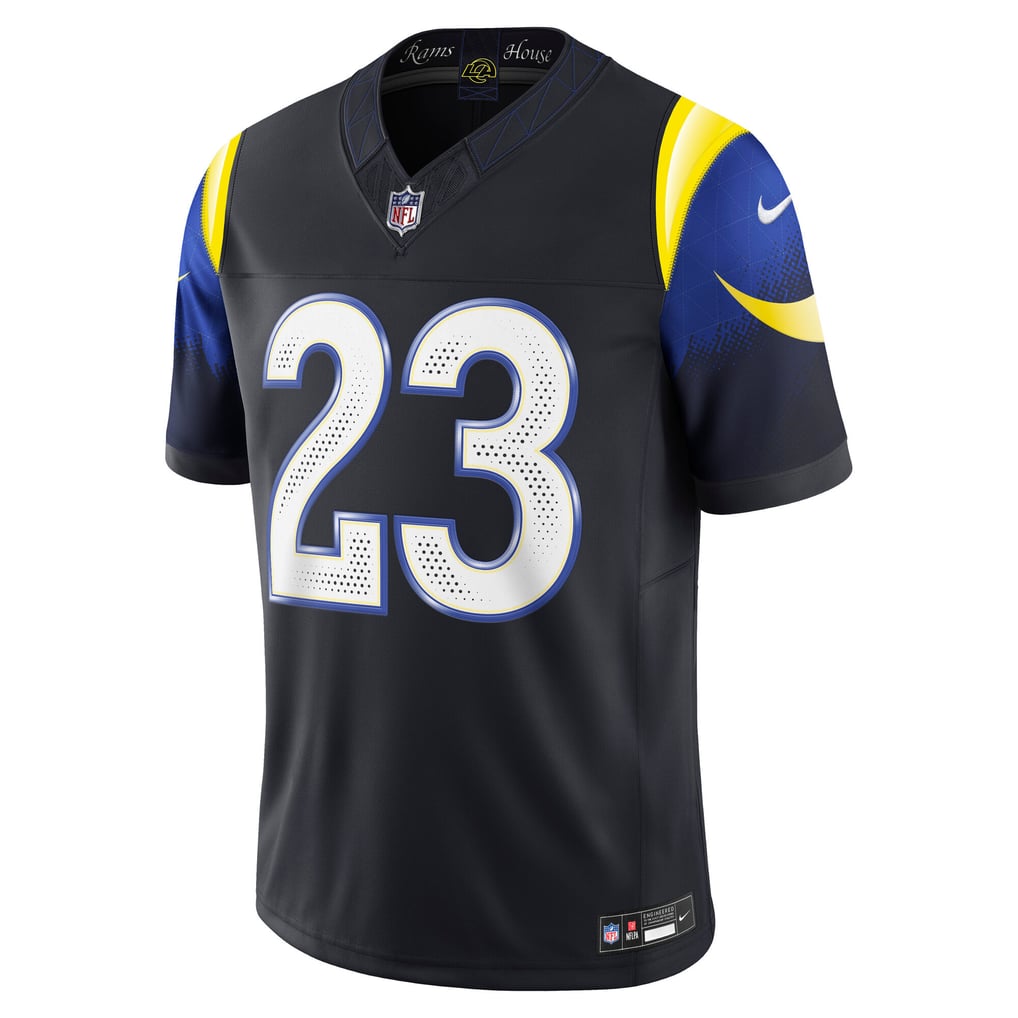 Men's Los Angeles Rams Kyren Williams Dark Blue Rivalries Collection Stitched Limited Jersey