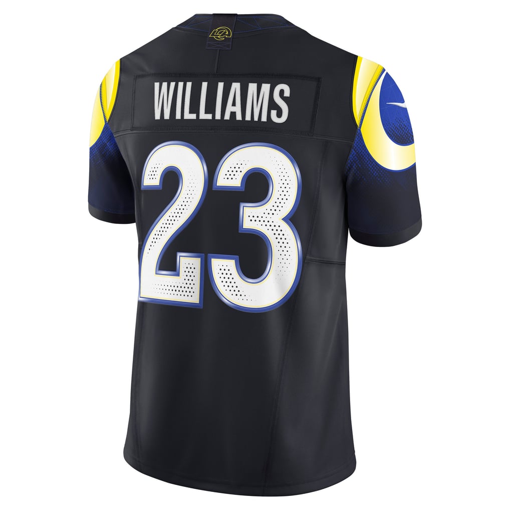 Men's Los Angeles Rams Kyren Williams Dark Blue Rivalries Collection Stitched Limited Jersey
