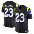 Men's Los Angeles Rams Kyren Williams Dark Blue Rivalries Collection Stitched Limited Jersey