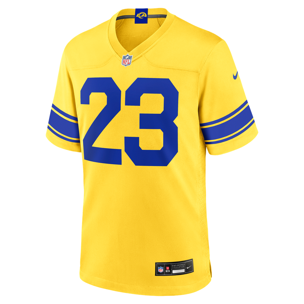 Men's Los Angeles Rams Kyren Williams Classic Sol Game Jersey