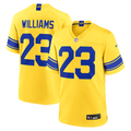 Men's Los Angeles Rams Kyren Williams Classic Sol Game Jersey