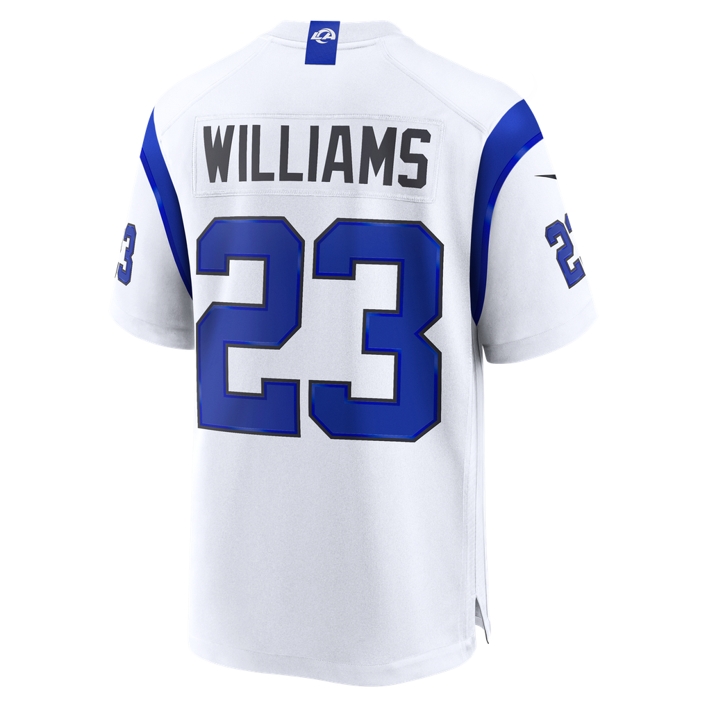 Men's Los Angeles Rams Kyren Williams Fearsome White Game Jersey