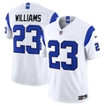 Men's Los Angeles Rams Kyren Williams Fearsome White Vapor F.U.S.E. Stitched Limited Jersey