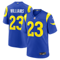 Men's Los Angeles Rams Kyren Williams Royal Team Game Player Jersey