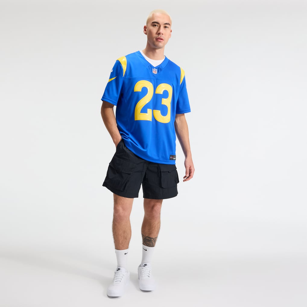 Men's Los Angeles Rams Kyren Williams Royal Team Vapor F.U.S.E. Stitched Limited Jersey