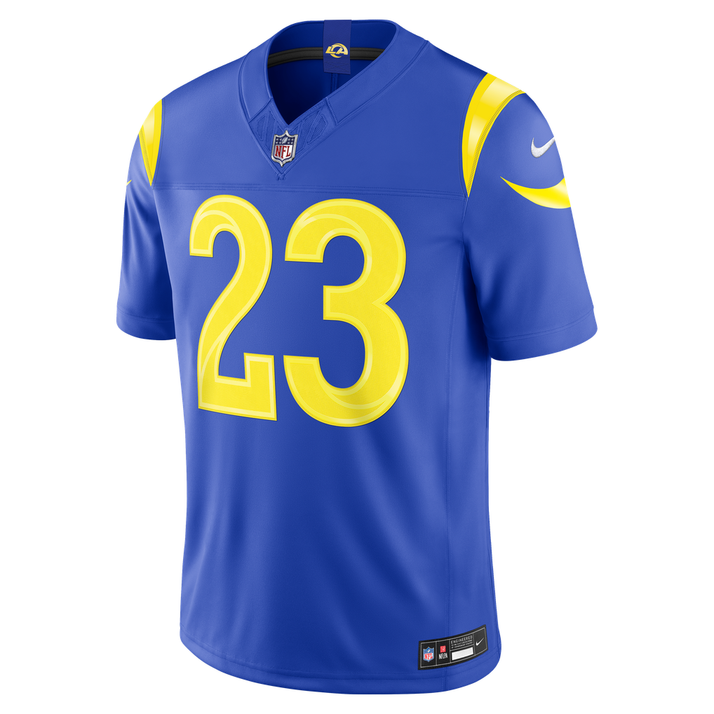 Men's Los Angeles Rams Kyren Williams Royal Team Vapor F.U.S.E. Stitched Limited Jersey