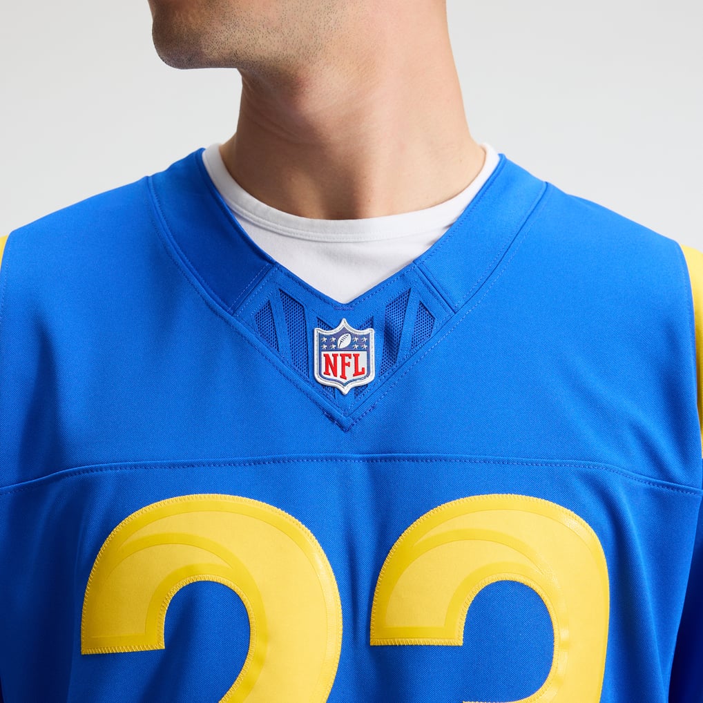 Men's Los Angeles Rams Kyren Williams Royal Team Vapor F.U.S.E. Stitched Limited Jersey