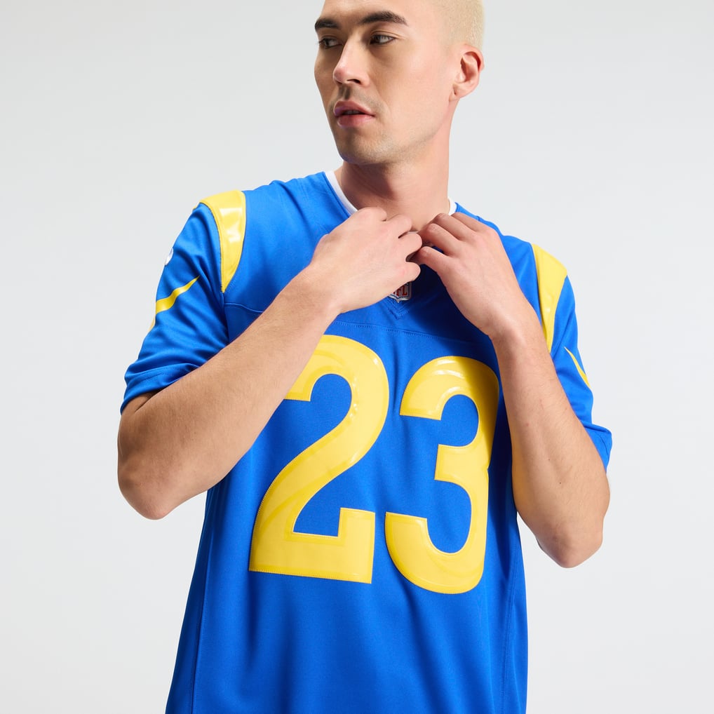 Men's Los Angeles Rams Kyren Williams Royal Team Vapor F.U.S.E. Stitched Limited Jersey