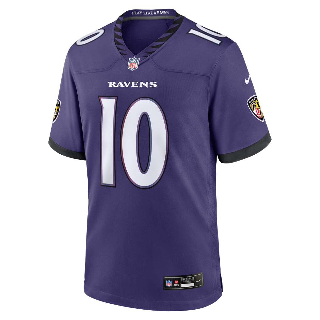 Men's Baltimore Ravens LaJohntay Wester Purple Team Game Jersey