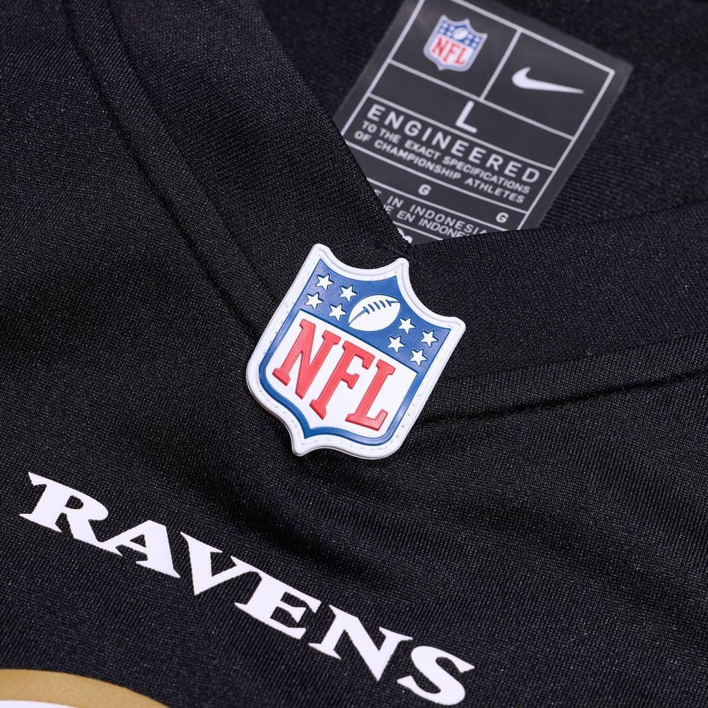 Men's Baltimore Ravens Lamar Jackson Black Alternate Game Jersey