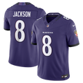 Men's Baltimore Ravens Lamar Jackson Purple Team Vapor F.U.S.E. Stitched Limited Jersey