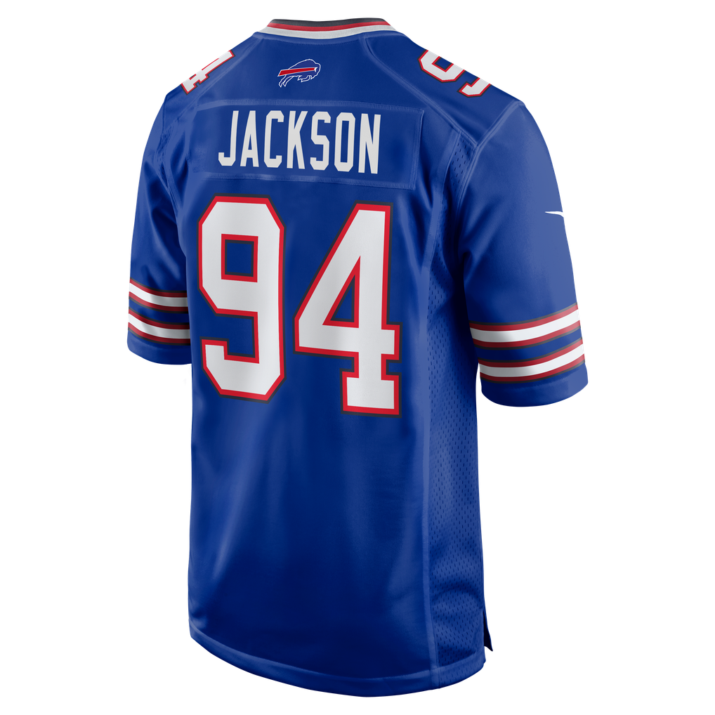 Men's Buffalo Bills Landon Jackson Royal Team Game Jersey