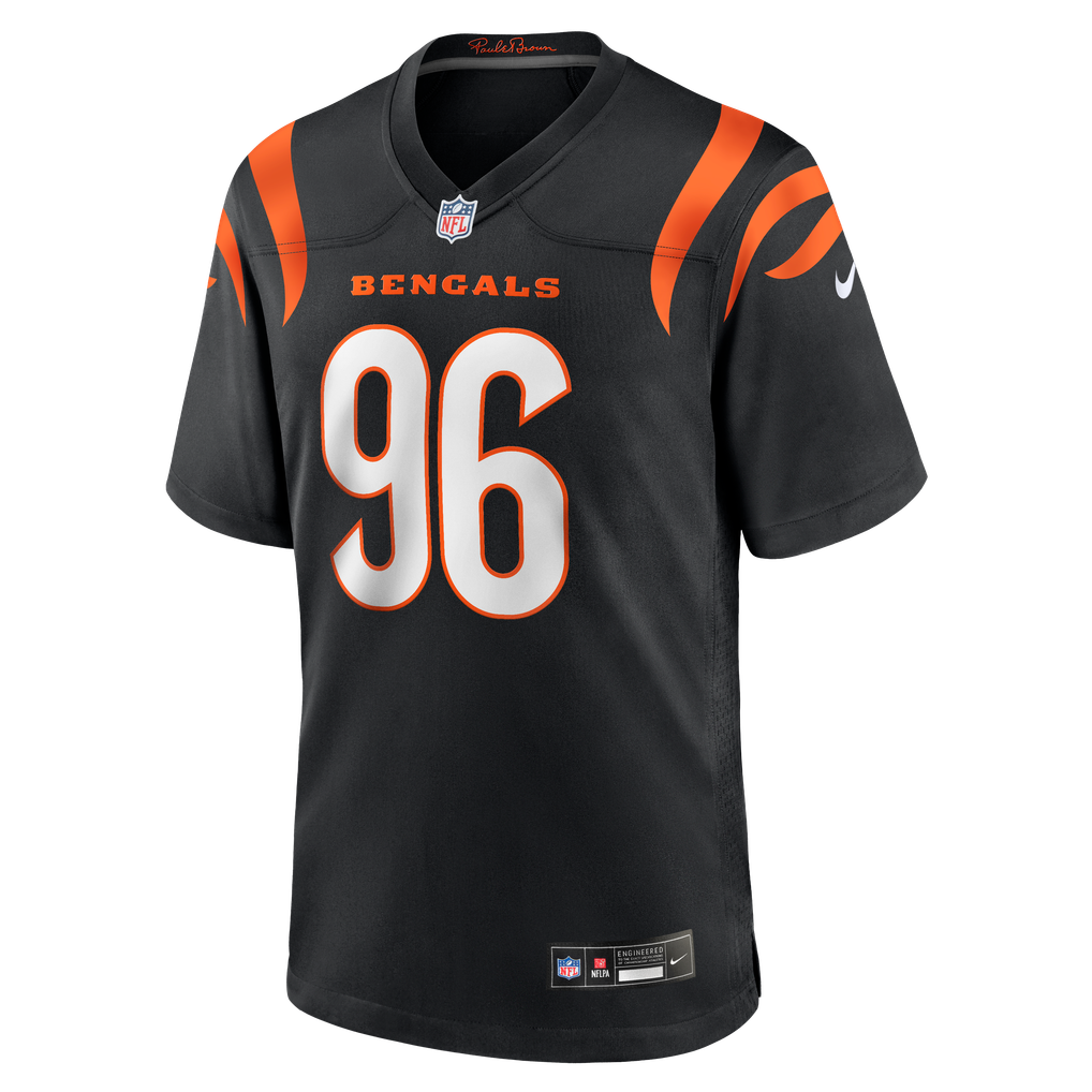 Men's Cincinnati Bengals Landon Robinson Black Team Game Jersey