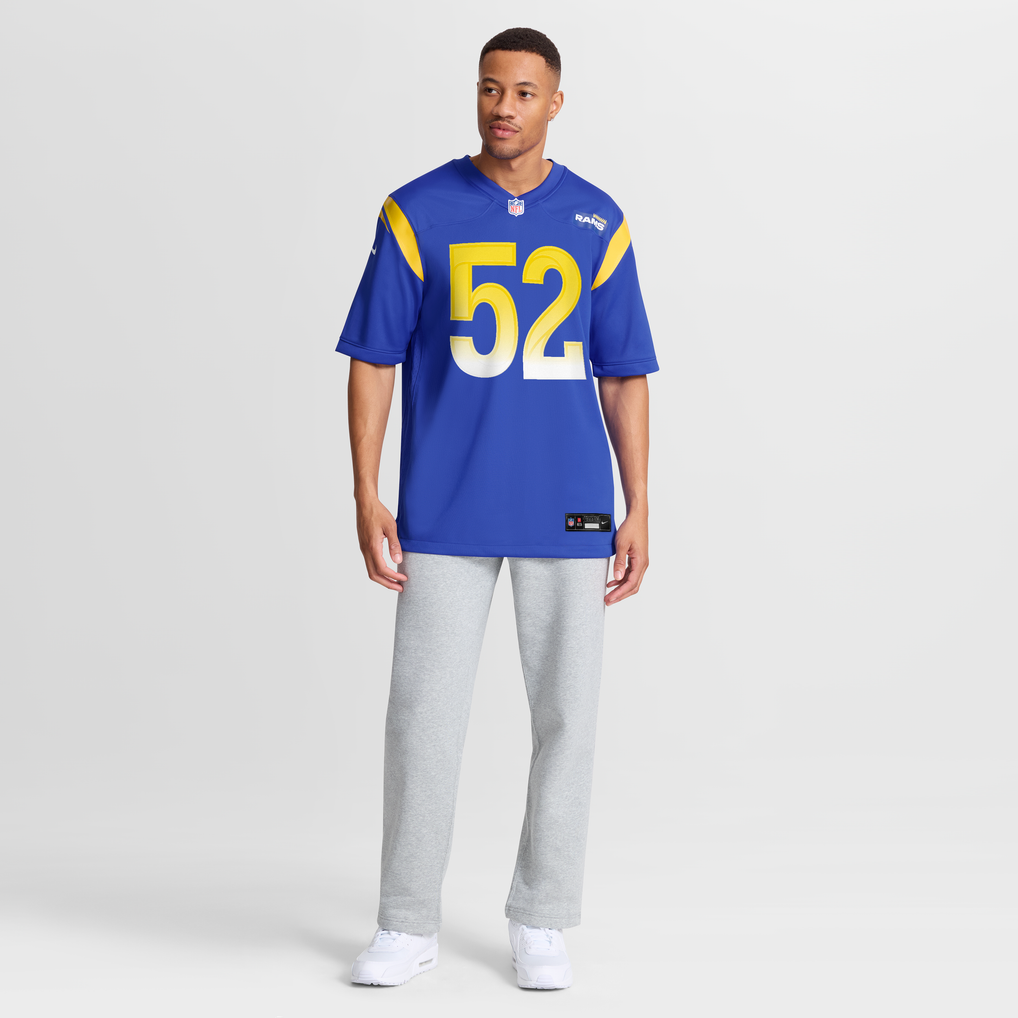Men's Los Angeles Rams Larrell Murchison Royal Team Game Jersey