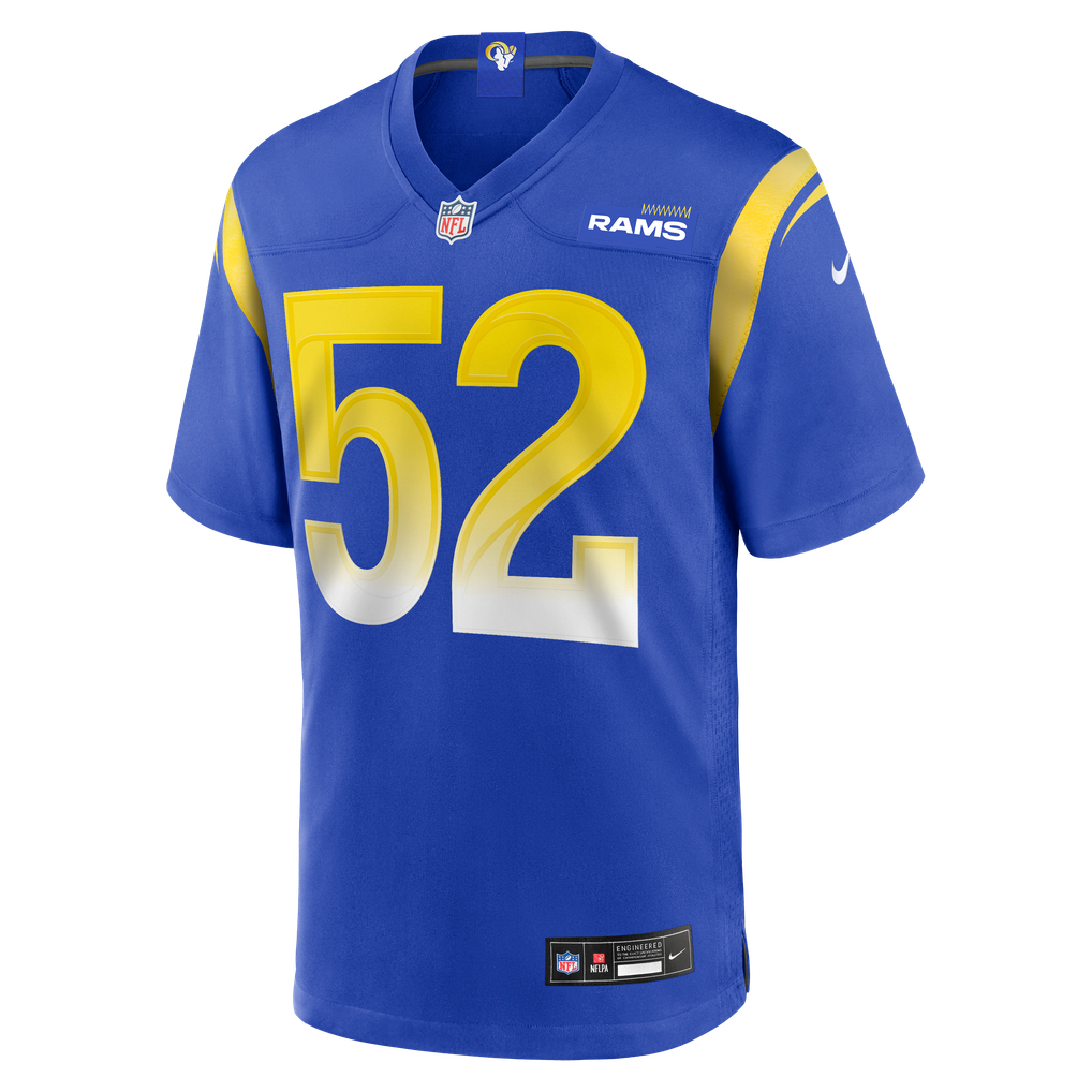 Men's Los Angeles Rams Larrell Murchison Royal Team Game Jersey