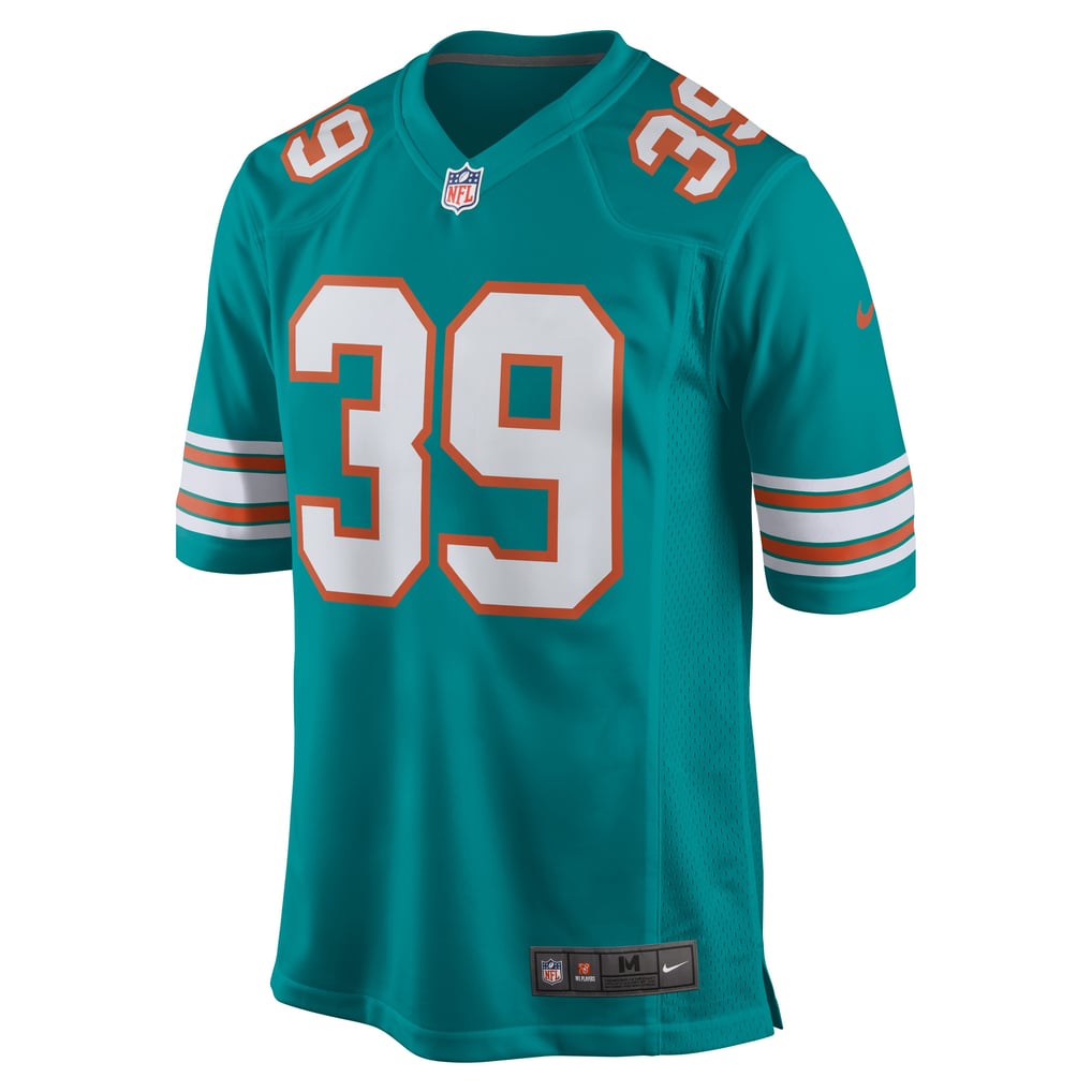 Men's Miami Dolphins Larry Csonka Aqua Retired Player Jersey